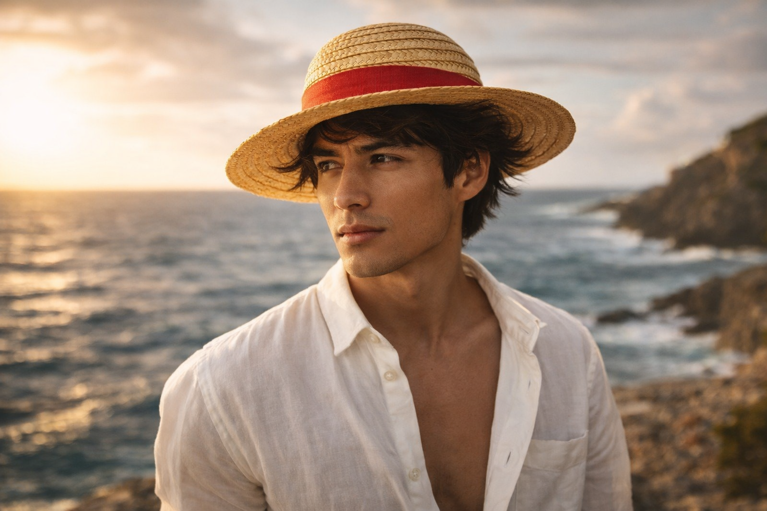 Legendary Red Band Straw Hat